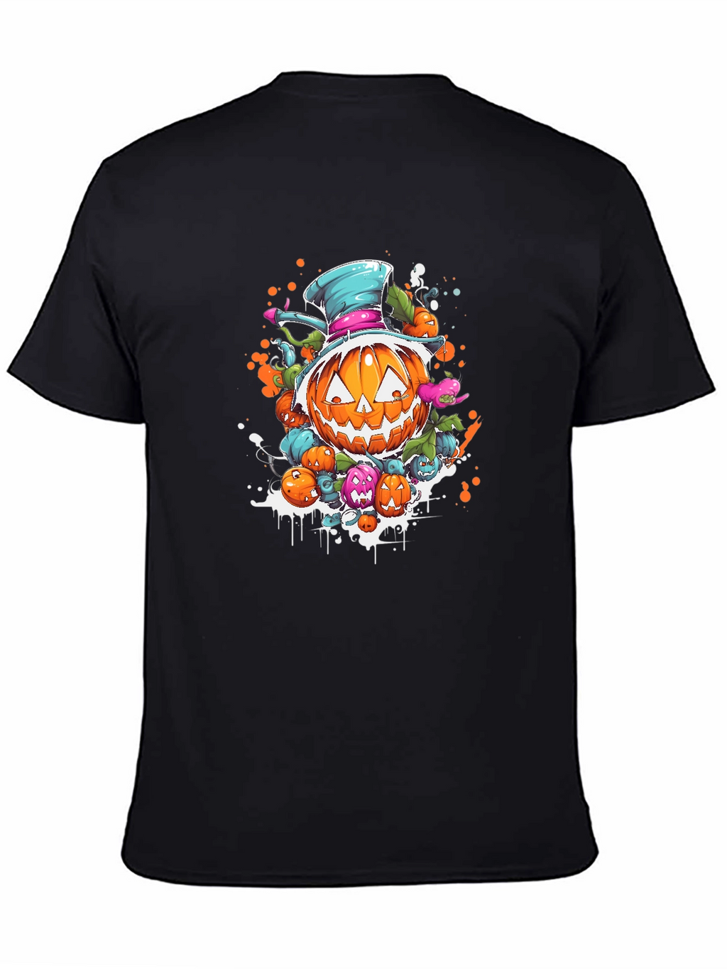 Halloween Pumpkin Cartoon T-Shirt