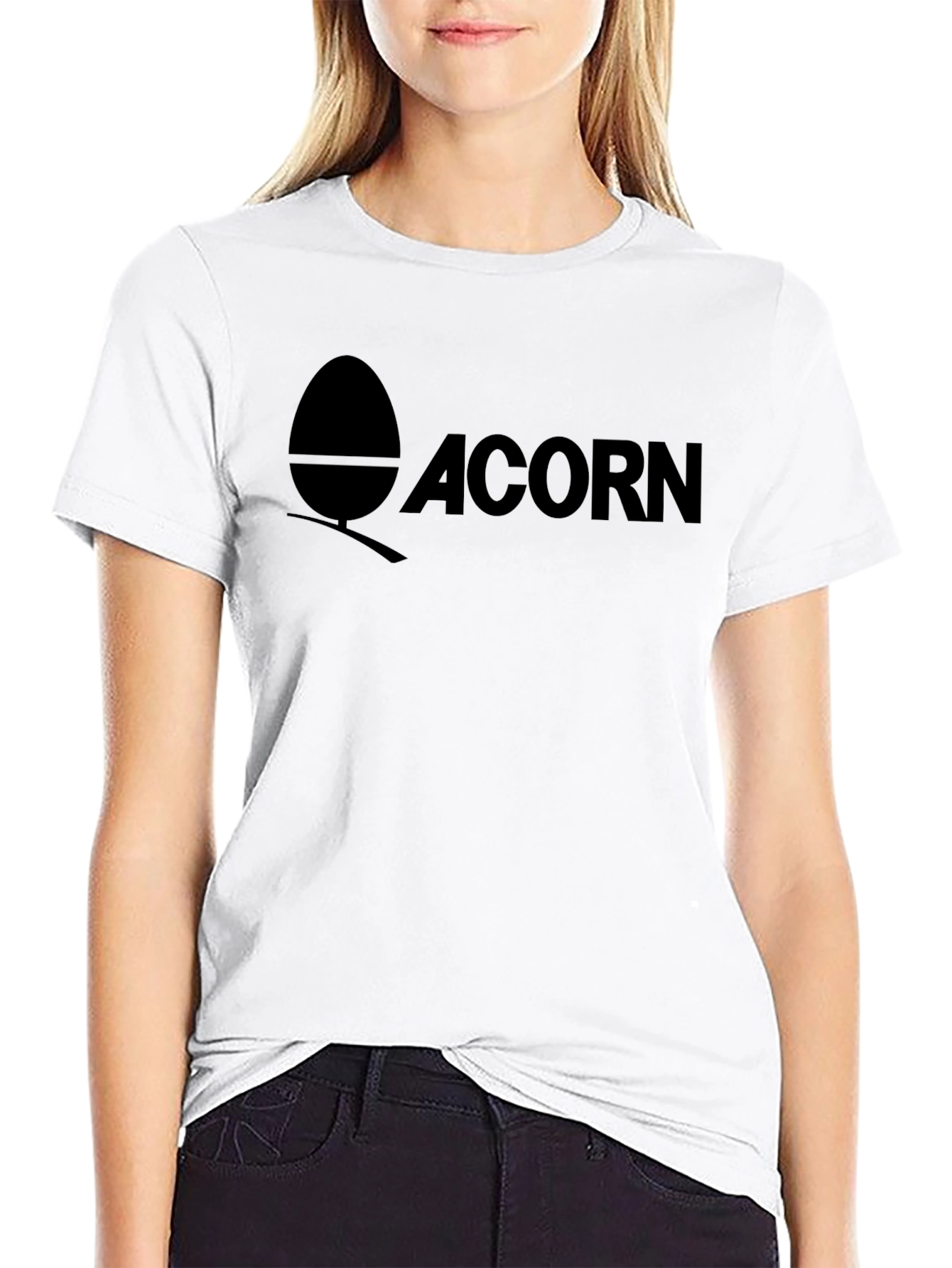 Acorn Logo Graphic T-Shirt - Stylish & Comfortable