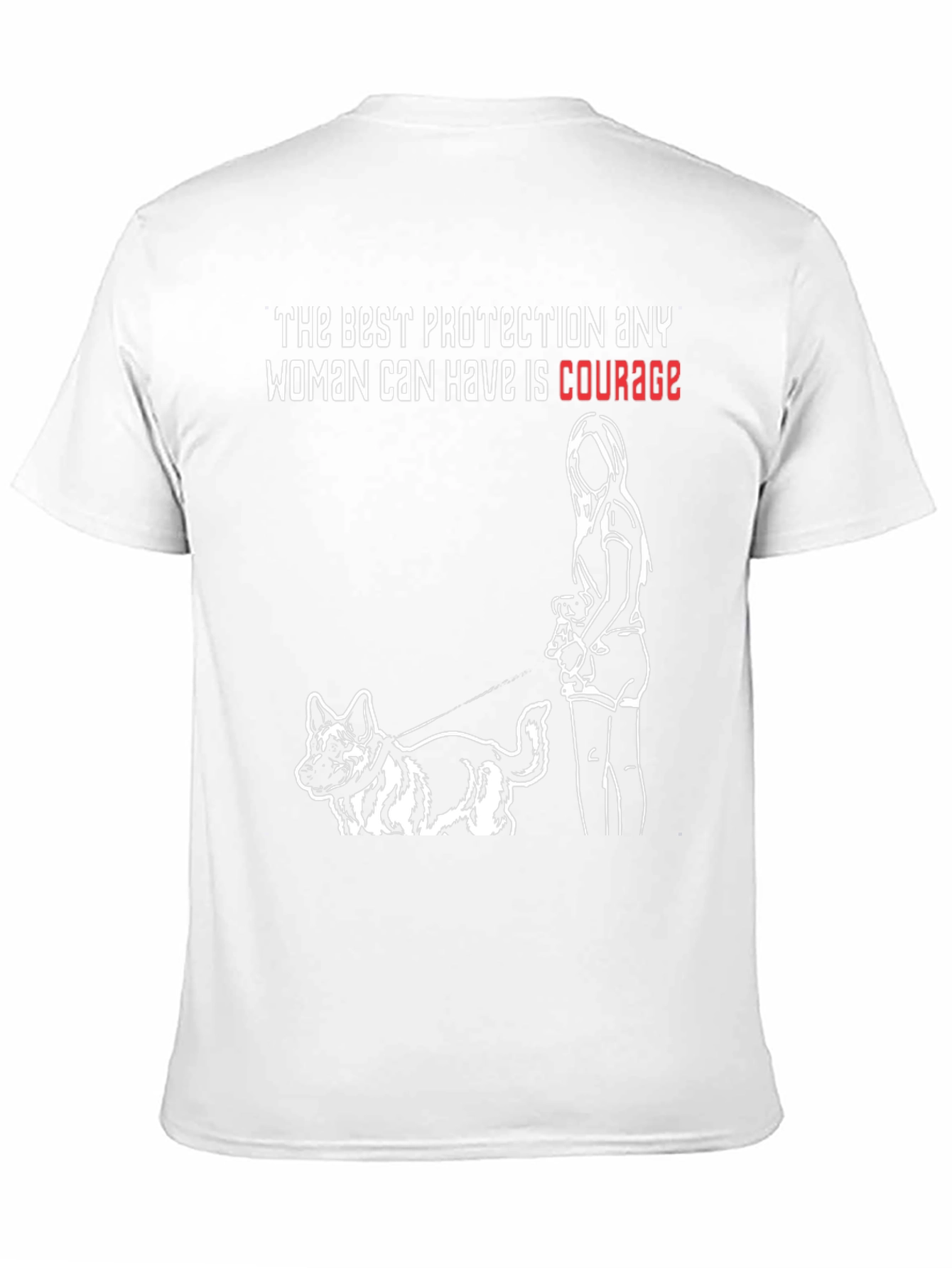 Courage Protection Dog T-Shirt