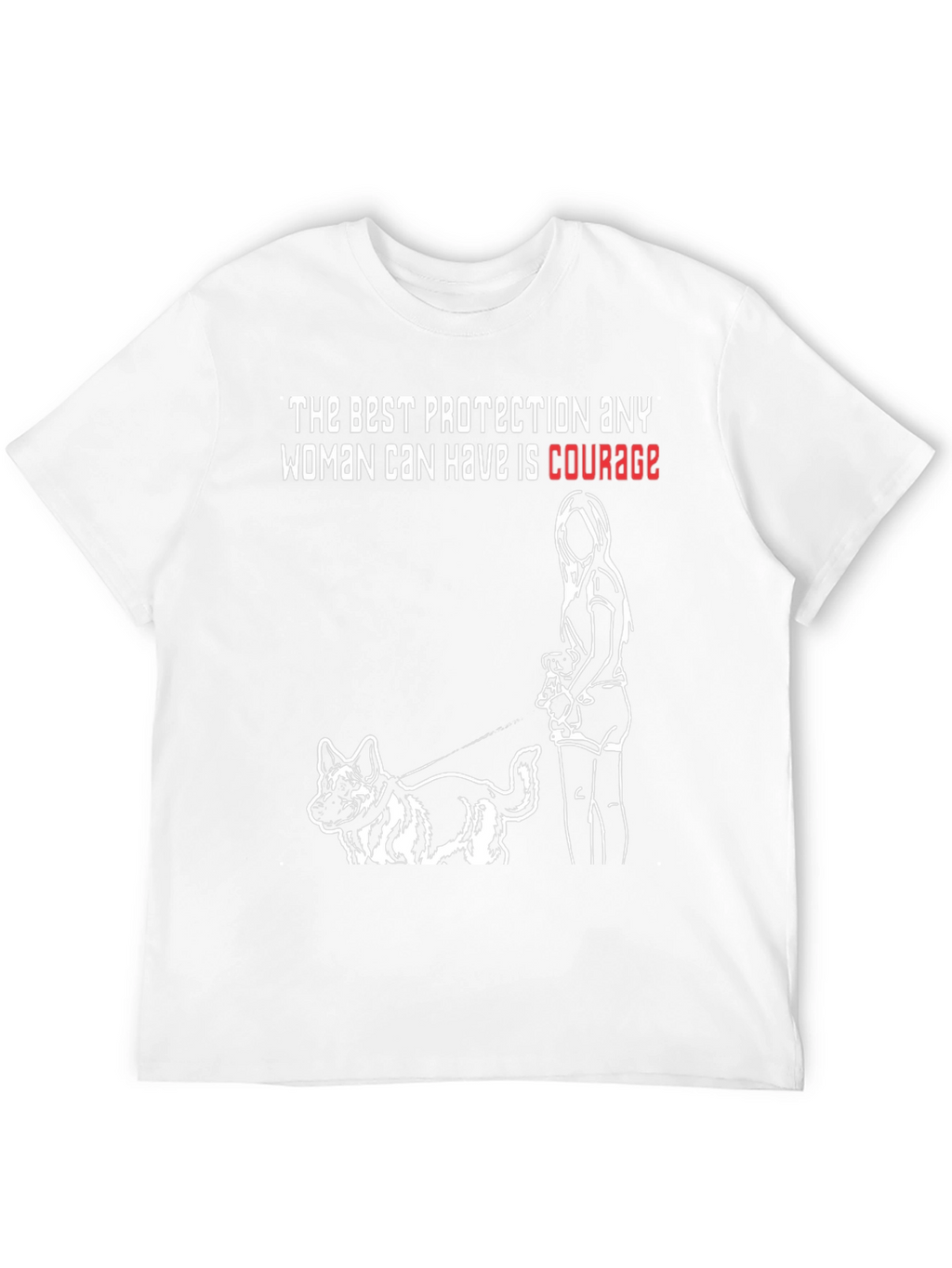 Courage Protection Dog T-Shirt