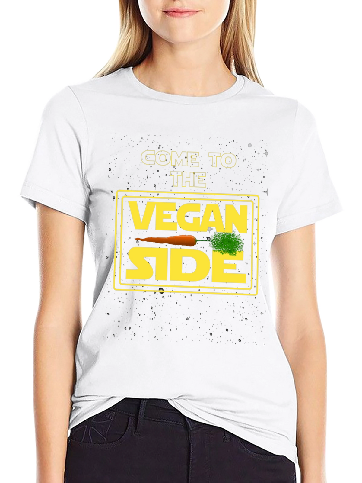 Vegan Side T-Shirt - Funny Star Wars Inspired Vegetarian Tee