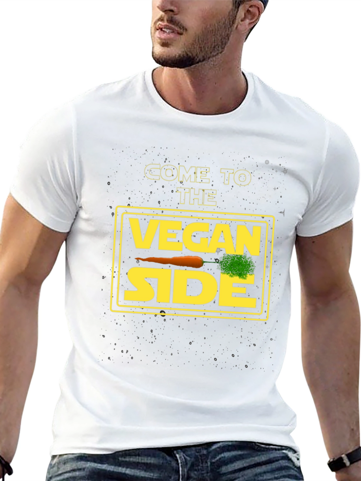 Vegan Side T-Shirt - Funny Star Wars Inspired Vegetarian Tee