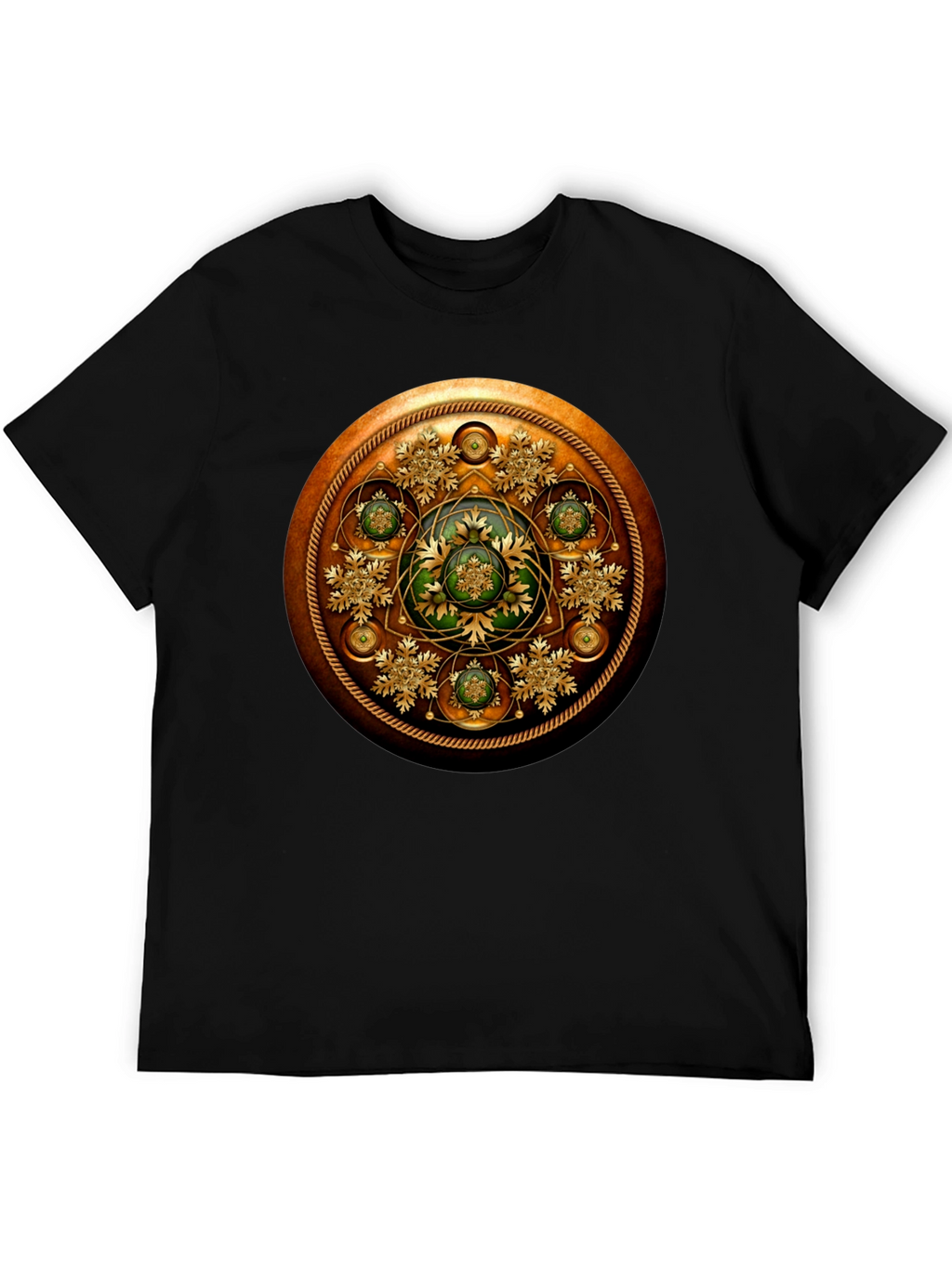 Ornate Steampunk Shield Graphic Tee