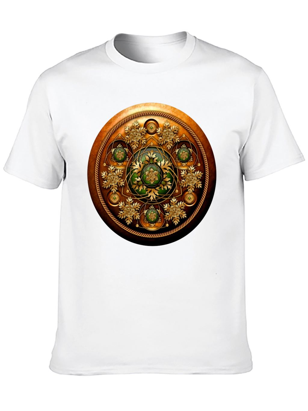Ornate Steampunk Shield Graphic Tee
