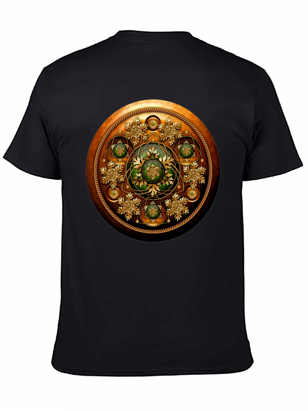 Ornate Steampunk Shield Graphic Tee