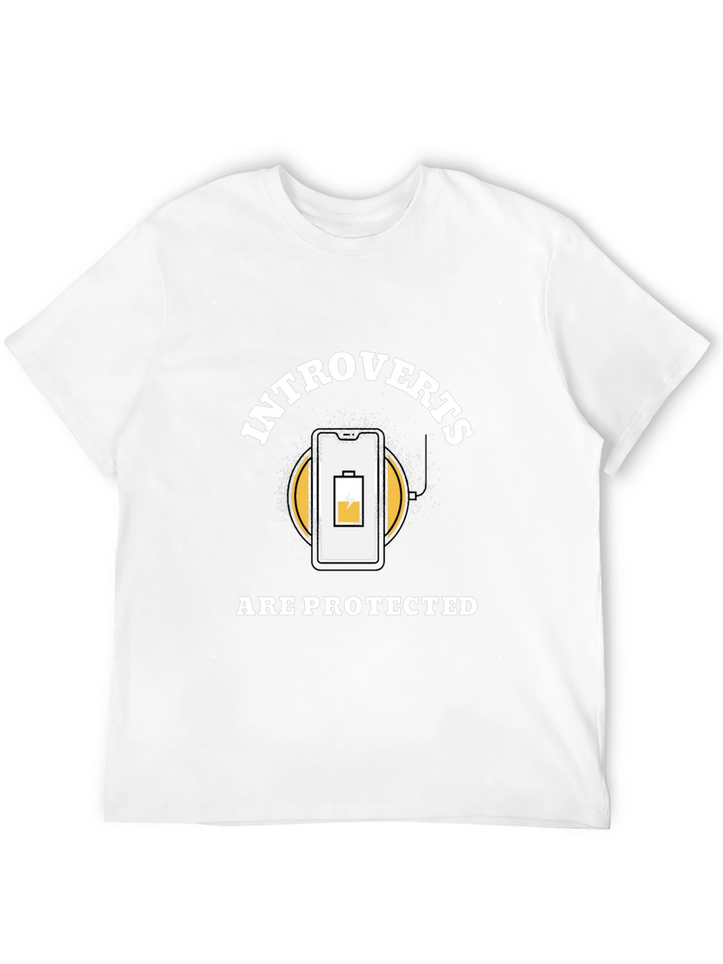 Introverts Protected T-Shirt - Funny Social Battery Tee