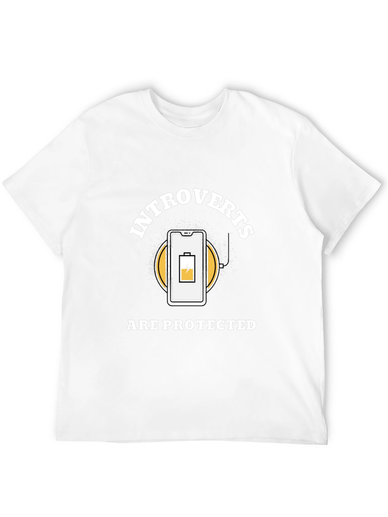 Introverts Protected T-Shirt - Funny Social Battery Tee