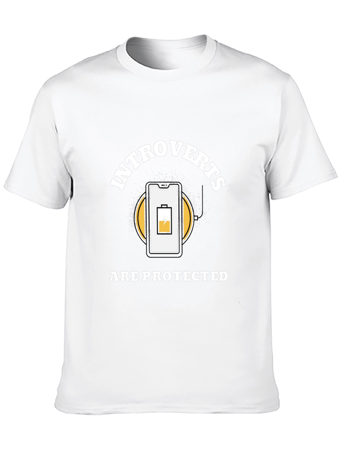 Introverts Protected T-Shirt - Funny Social Battery Tee