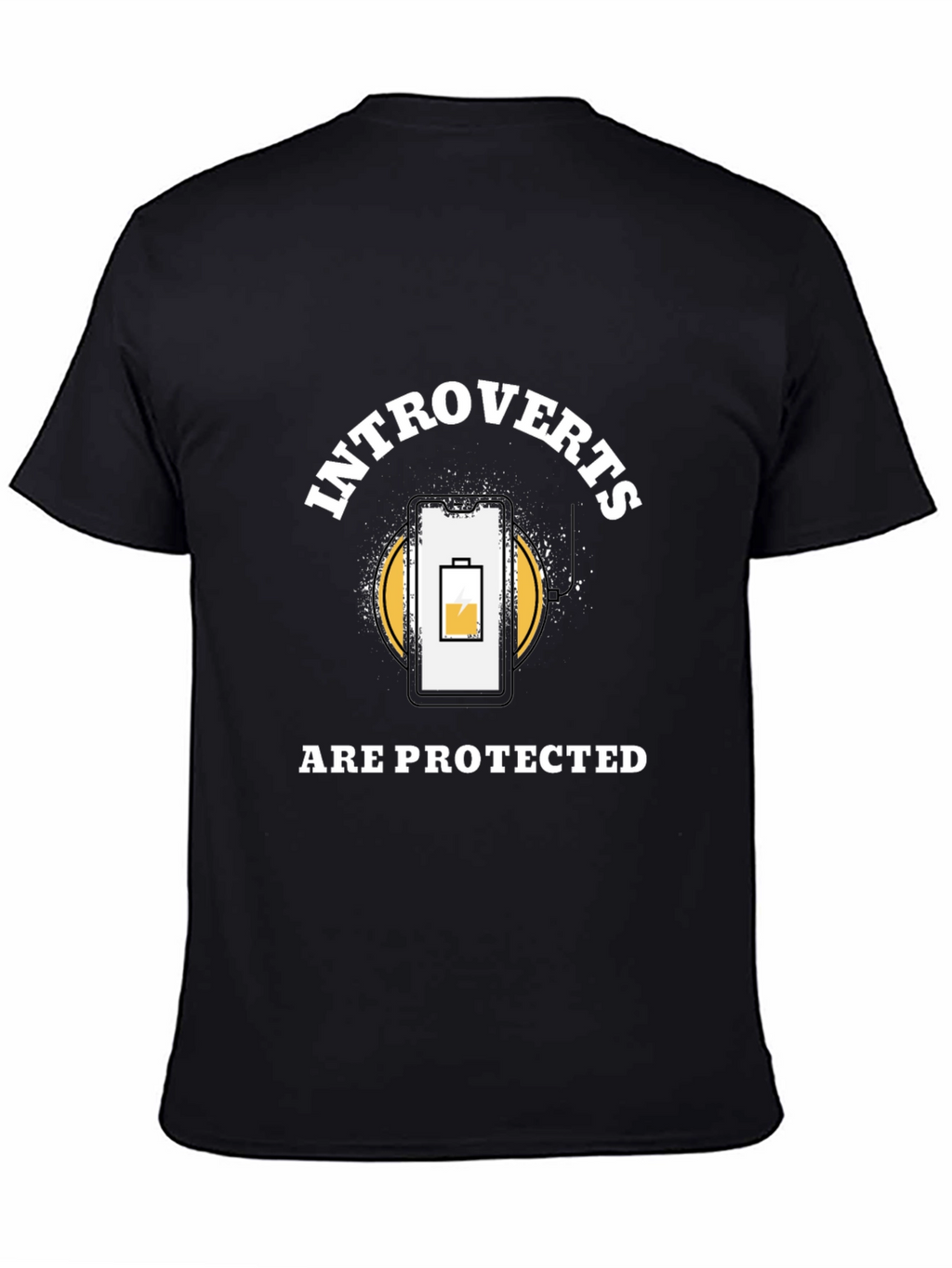Introverts Protected T-Shirt - Funny Social Battery Tee