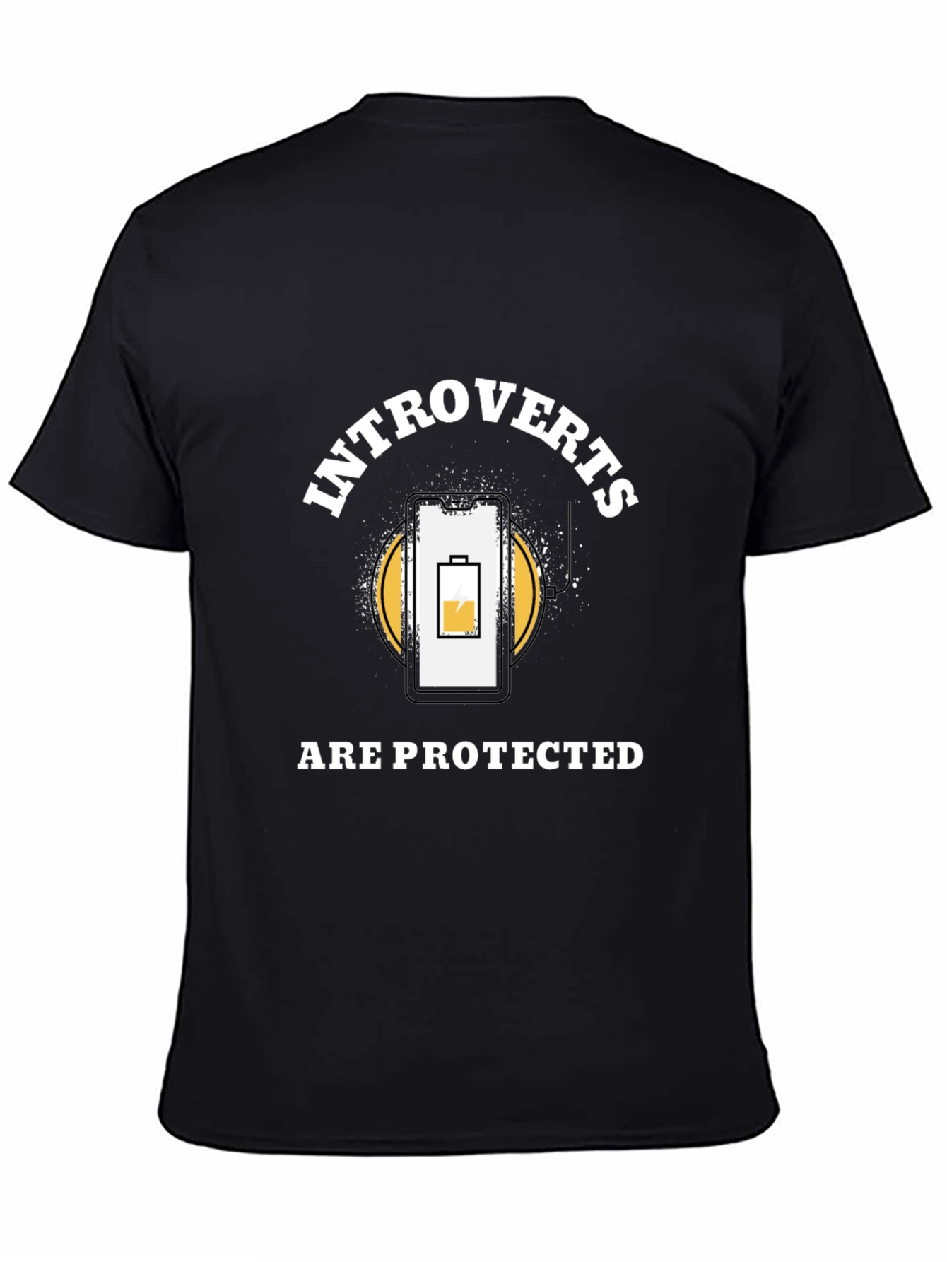 Introverts Protected T-Shirt - Funny Social Battery Tee