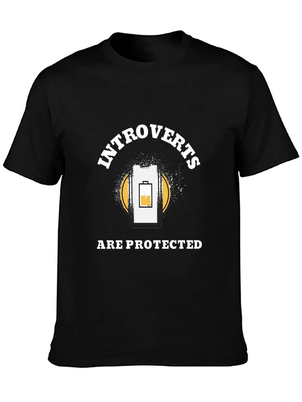 Introverts Protected T-Shirt - Funny Social Battery Tee