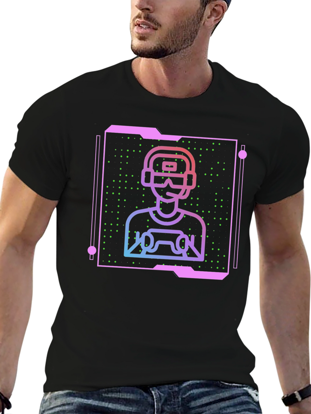 Gamer Graphic Tee - VR Controller Design