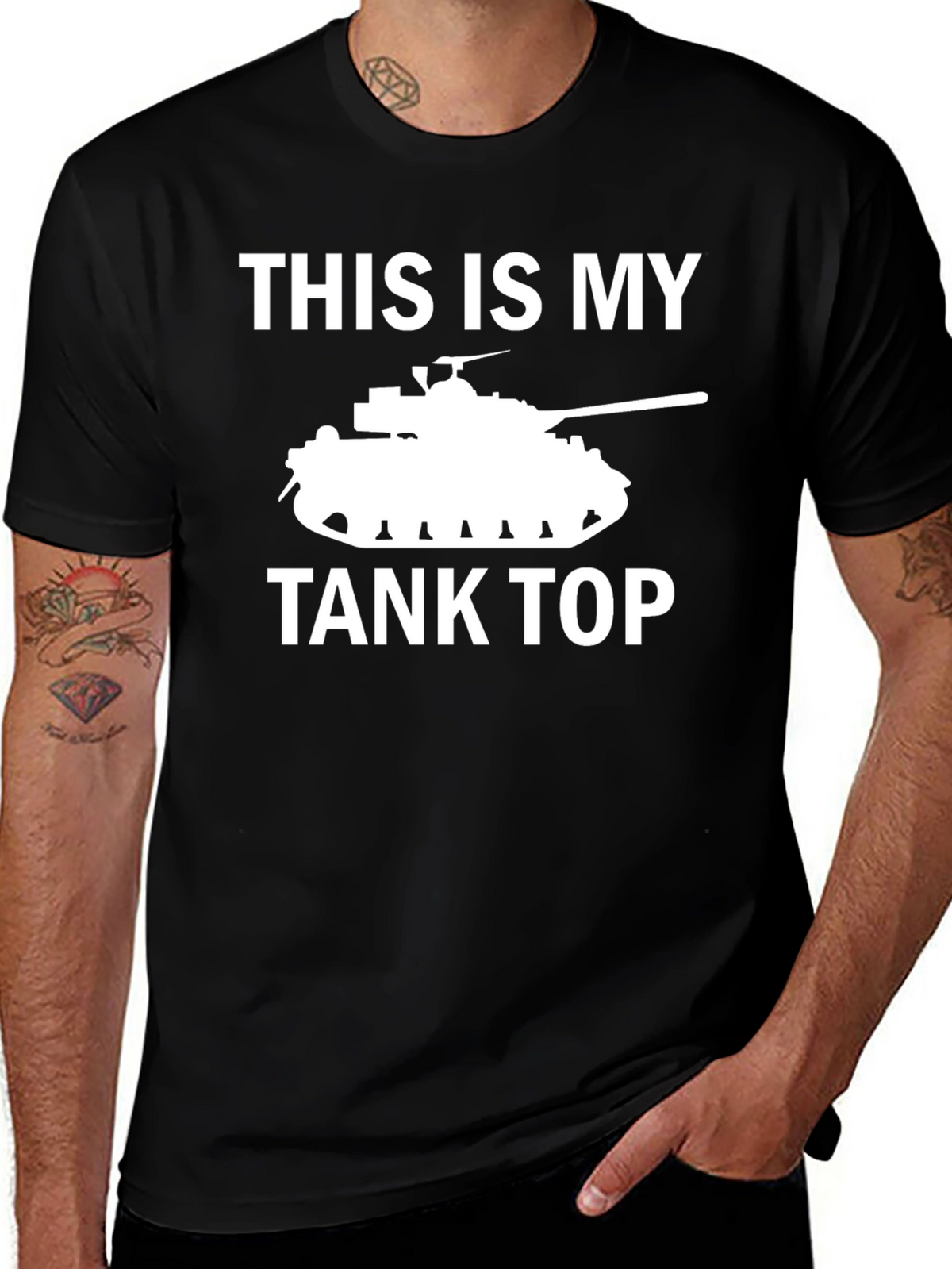 This Is My Tank Top T-Shirt - Military Humor