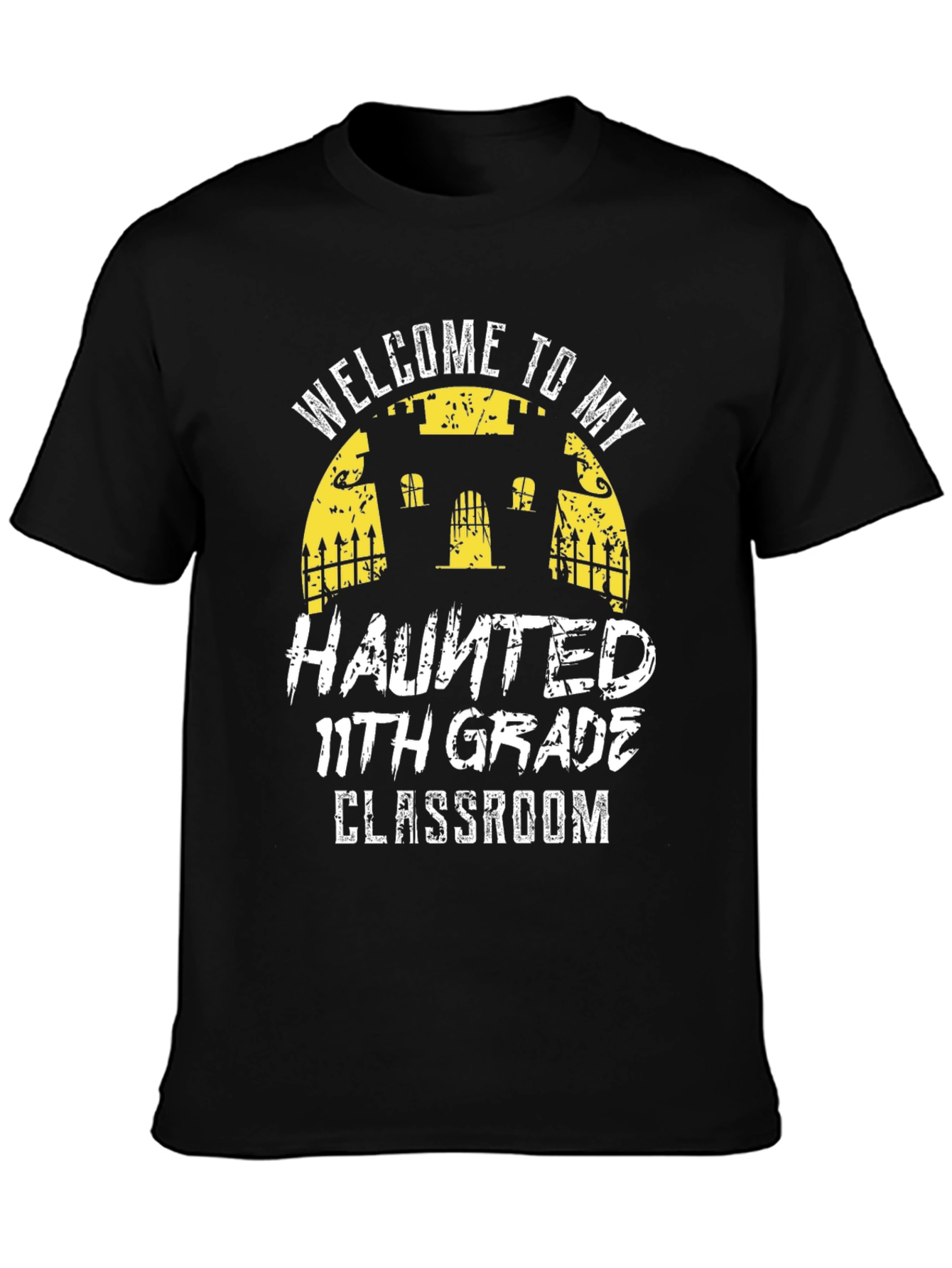 Haunted 11th Grade Classroom Halloween T-Shirt