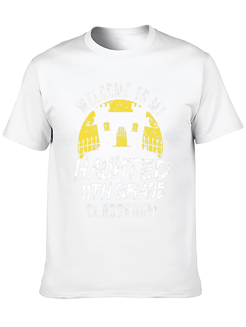 Haunted 11th Grade Classroom Halloween T-Shirt