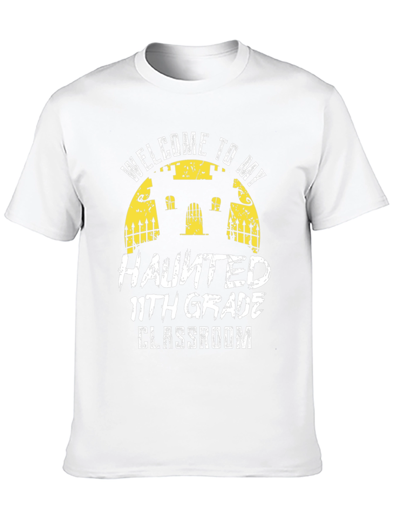 Haunted 11th Grade Classroom Halloween T-Shirt