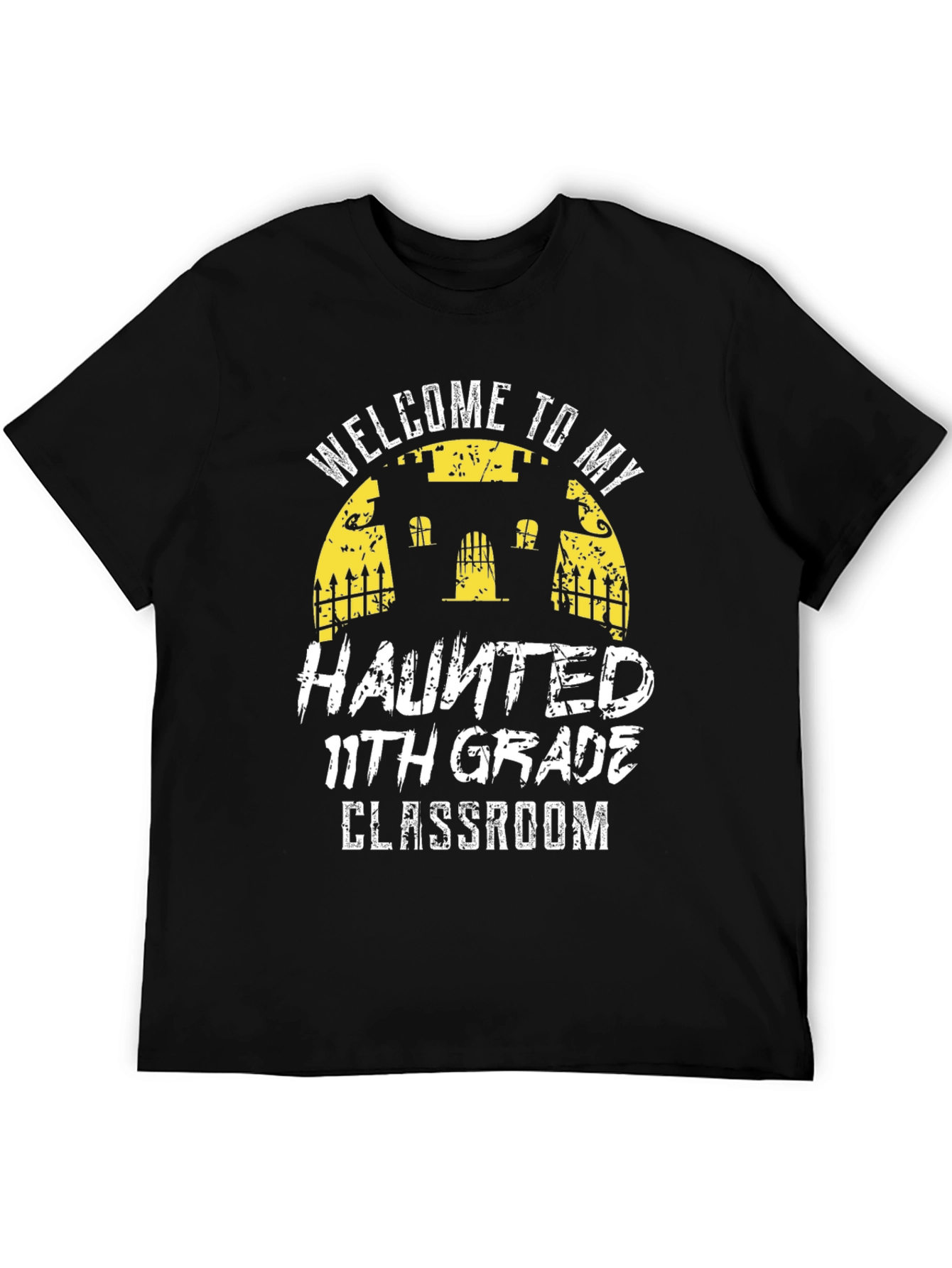 Haunted 11th Grade Classroom Halloween T-Shirt