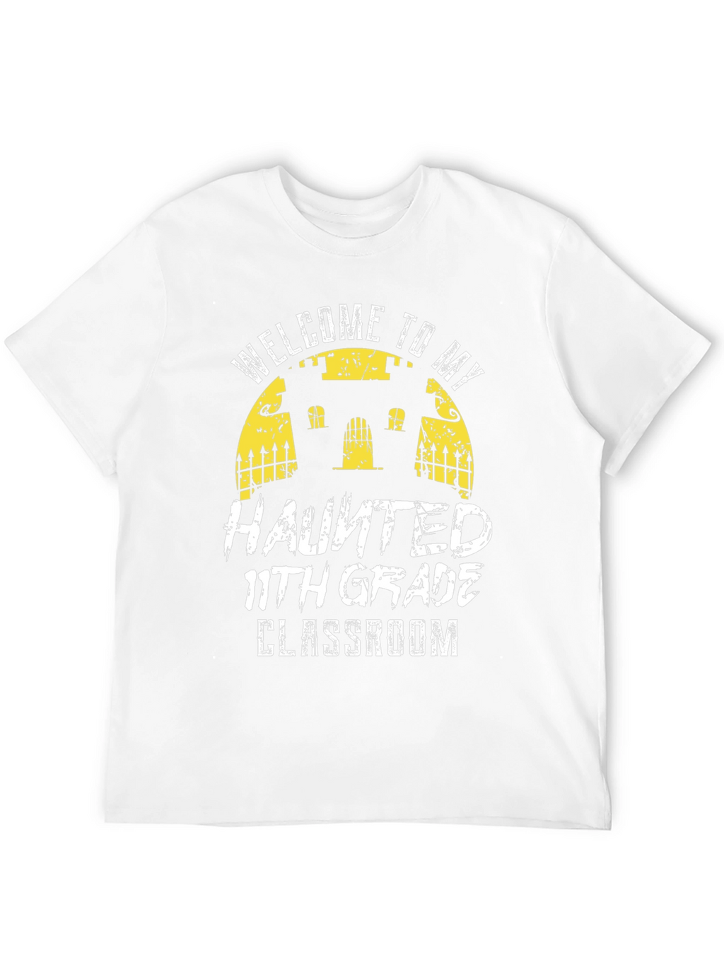 Haunted 11th Grade Classroom Halloween T-Shirt