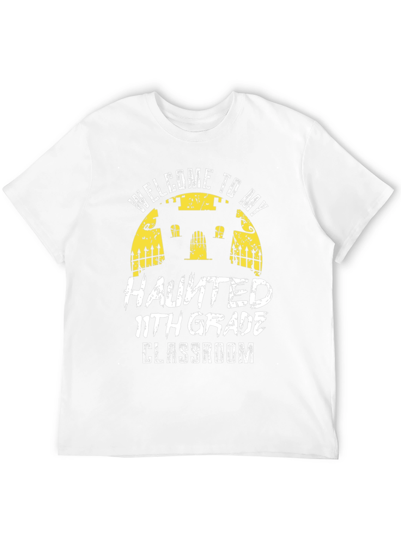 Haunted 11th Grade Classroom Halloween T-Shirt