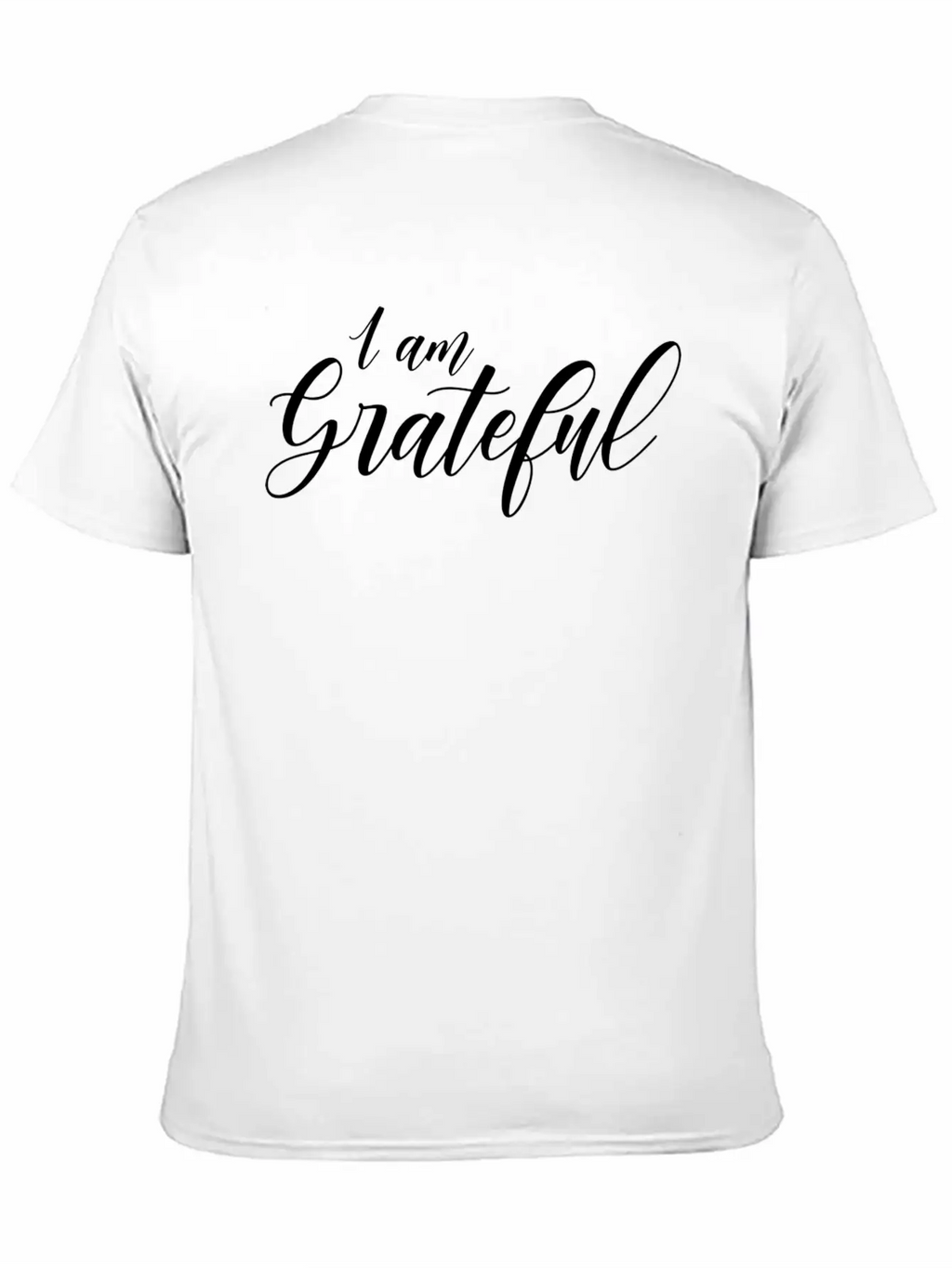 Iam Grateful Timeless Short Sleeve Tee – Comfy And Minimalist Design