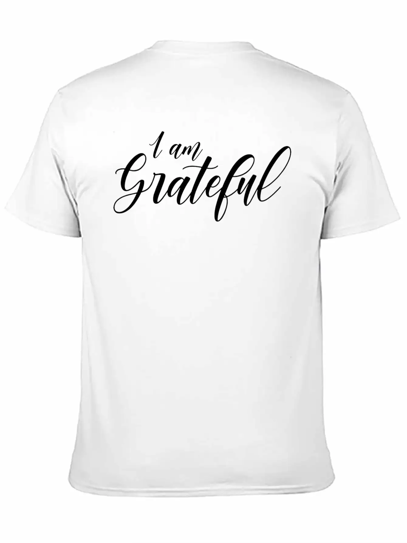 Iam Grateful Timeless Short Sleeve Tee – Comfy And Minimalist Design