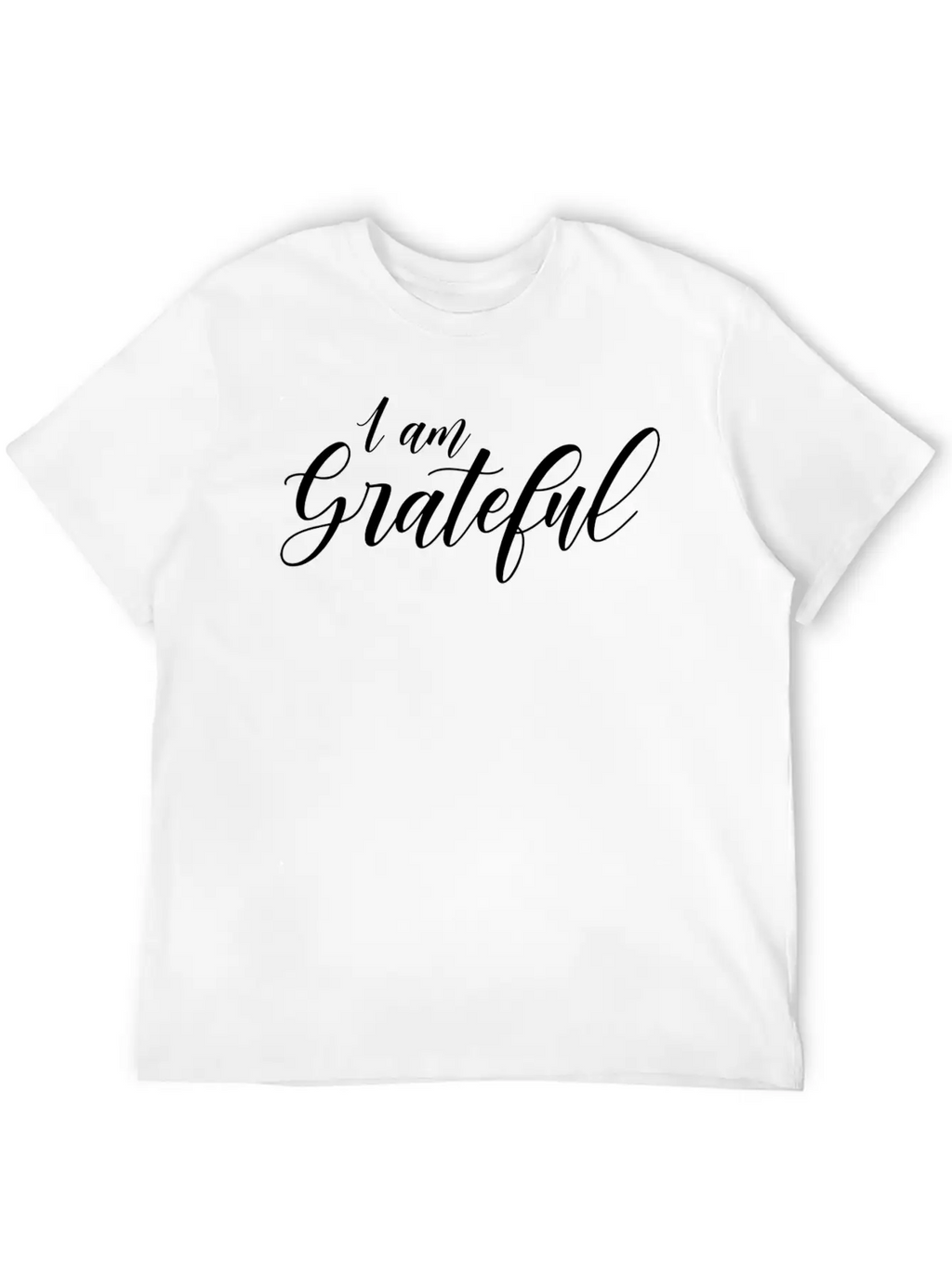 Iam Grateful Timeless Short Sleeve Tee – Comfy And Minimalist Design