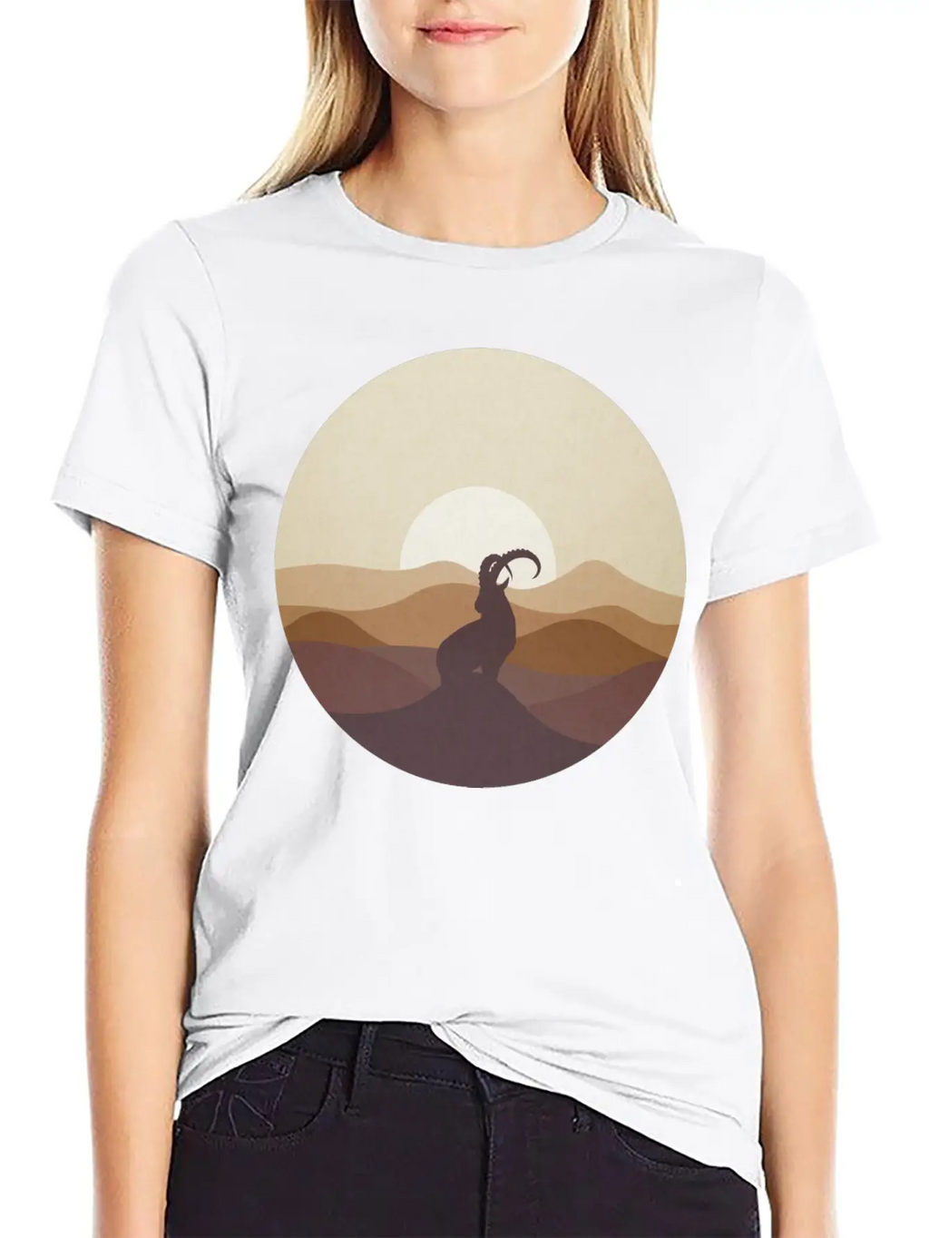 Ibex At Sunrise Classic Cotton Tee – Unisex Comfort For Any Season