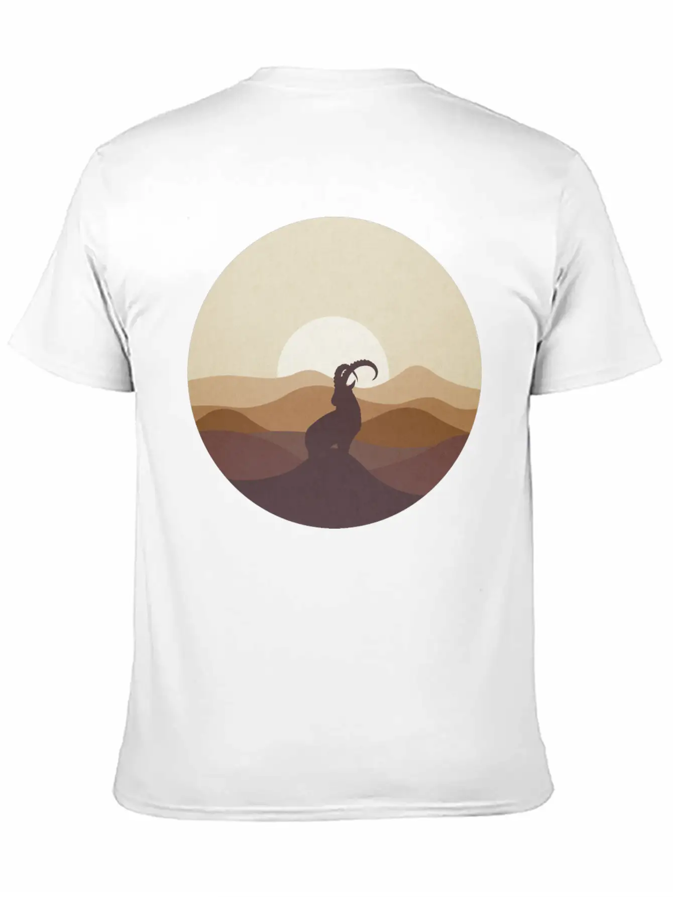 Ibex At Sunrise Classic Cotton Tee – Unisex Comfort For Any Season