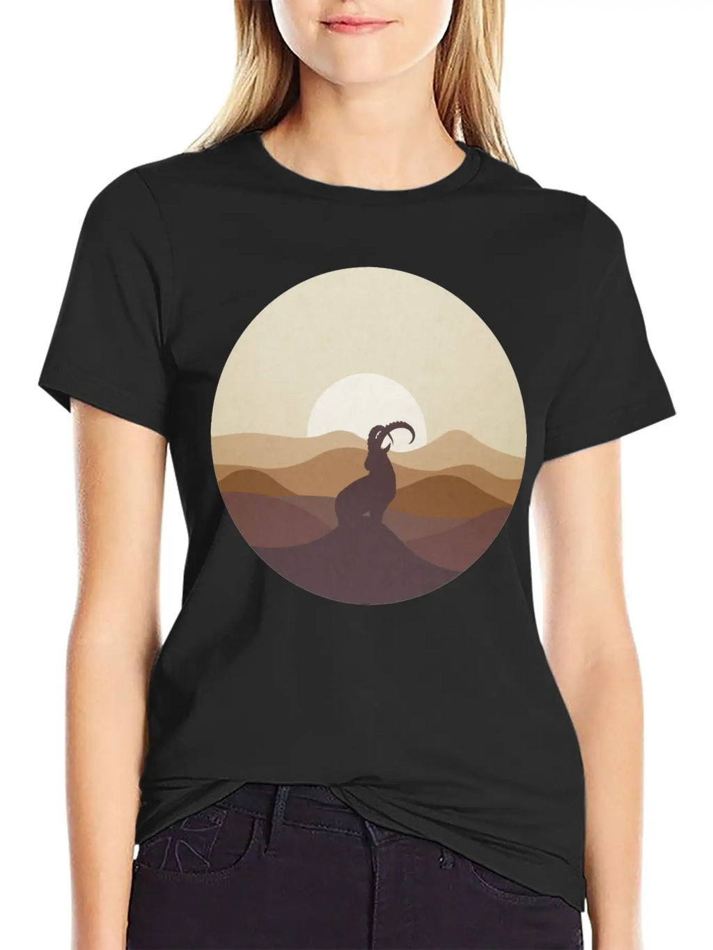 Ibex At Sunrise Classic Cotton Tee – Unisex Comfort For Any Season