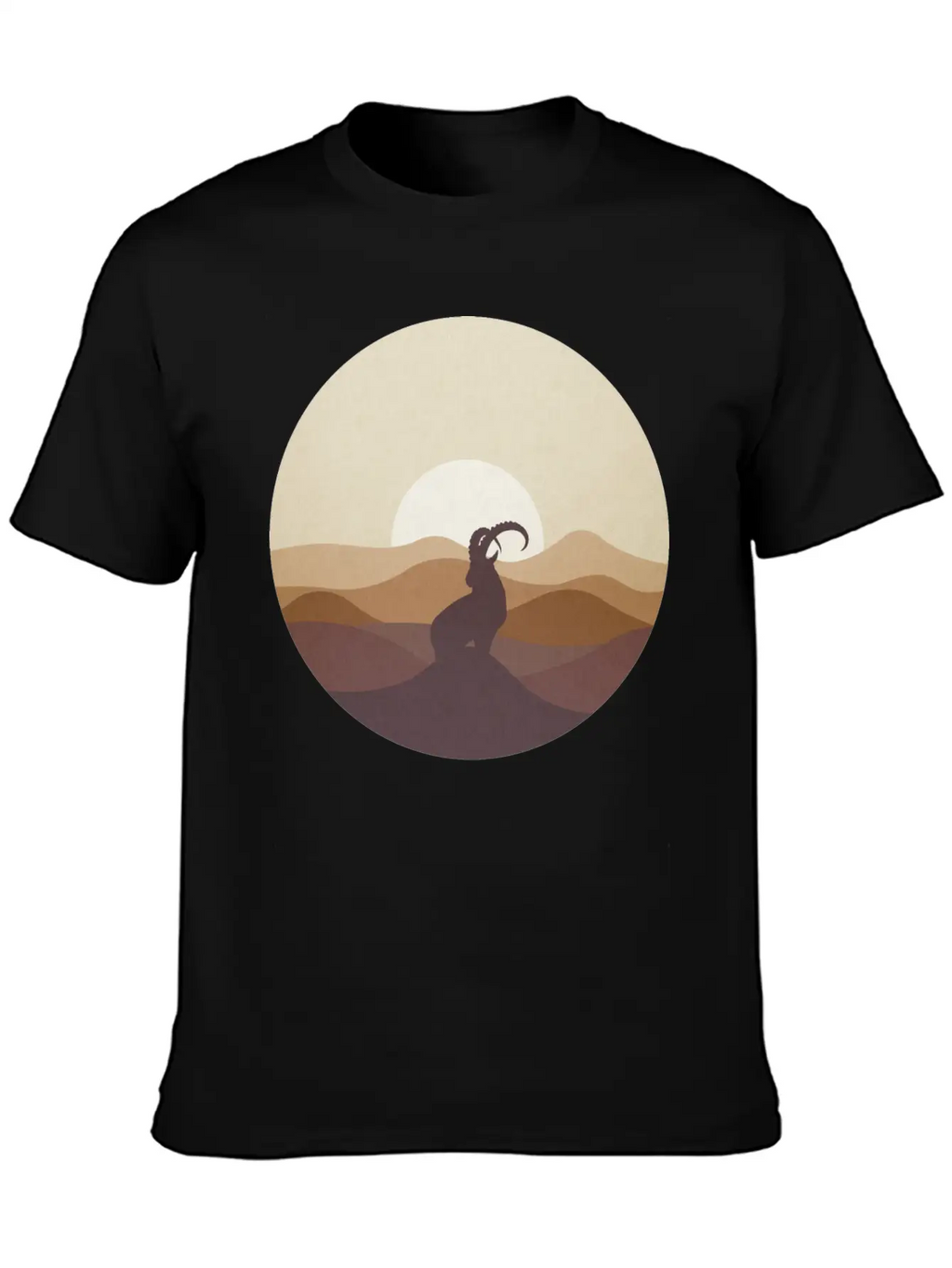 Ibex At Sunrise Classic Cotton Tee – Unisex Comfort For Any Season