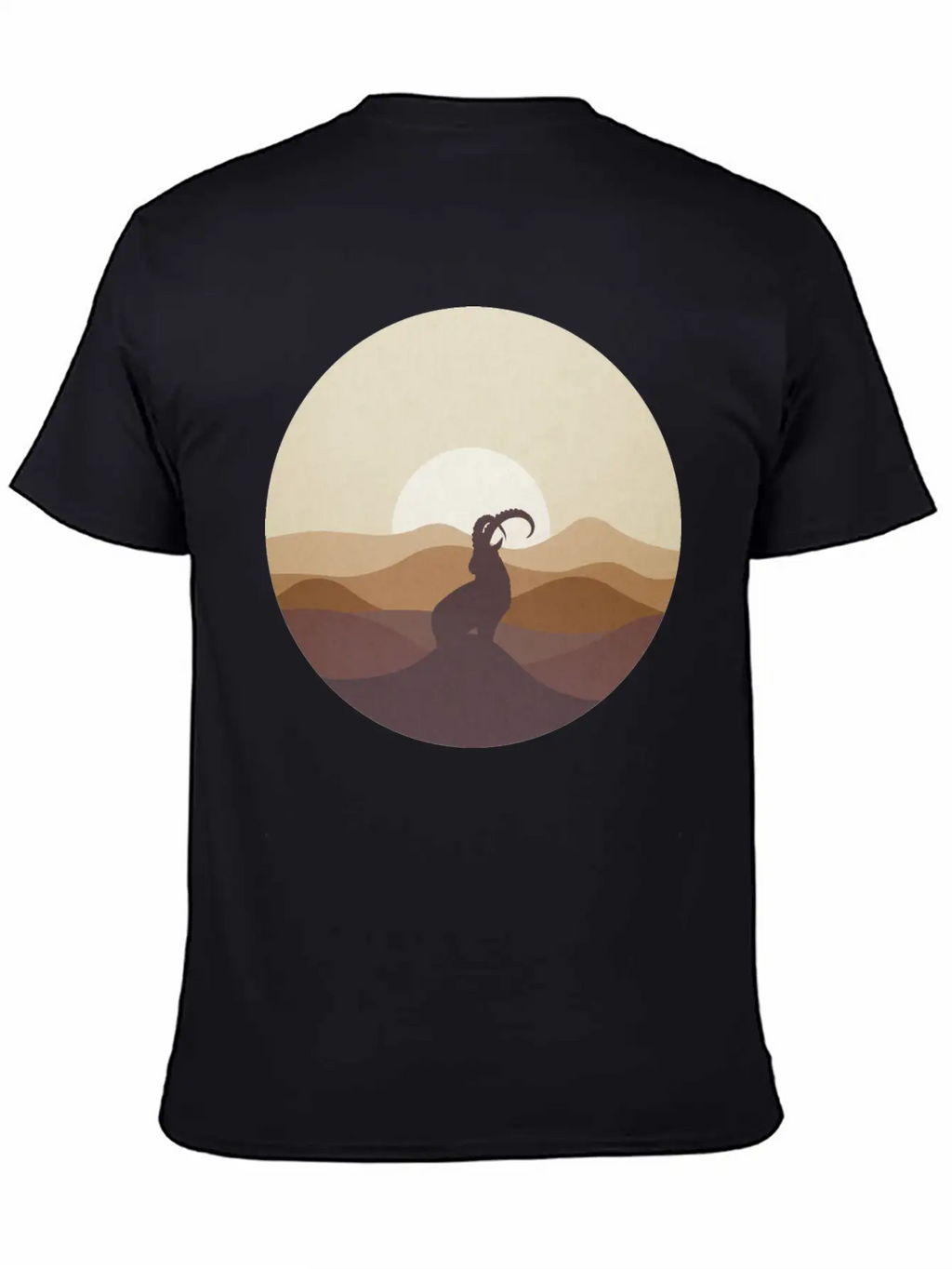 Ibex At Sunrise Classic Cotton Tee – Unisex Comfort For Any Season