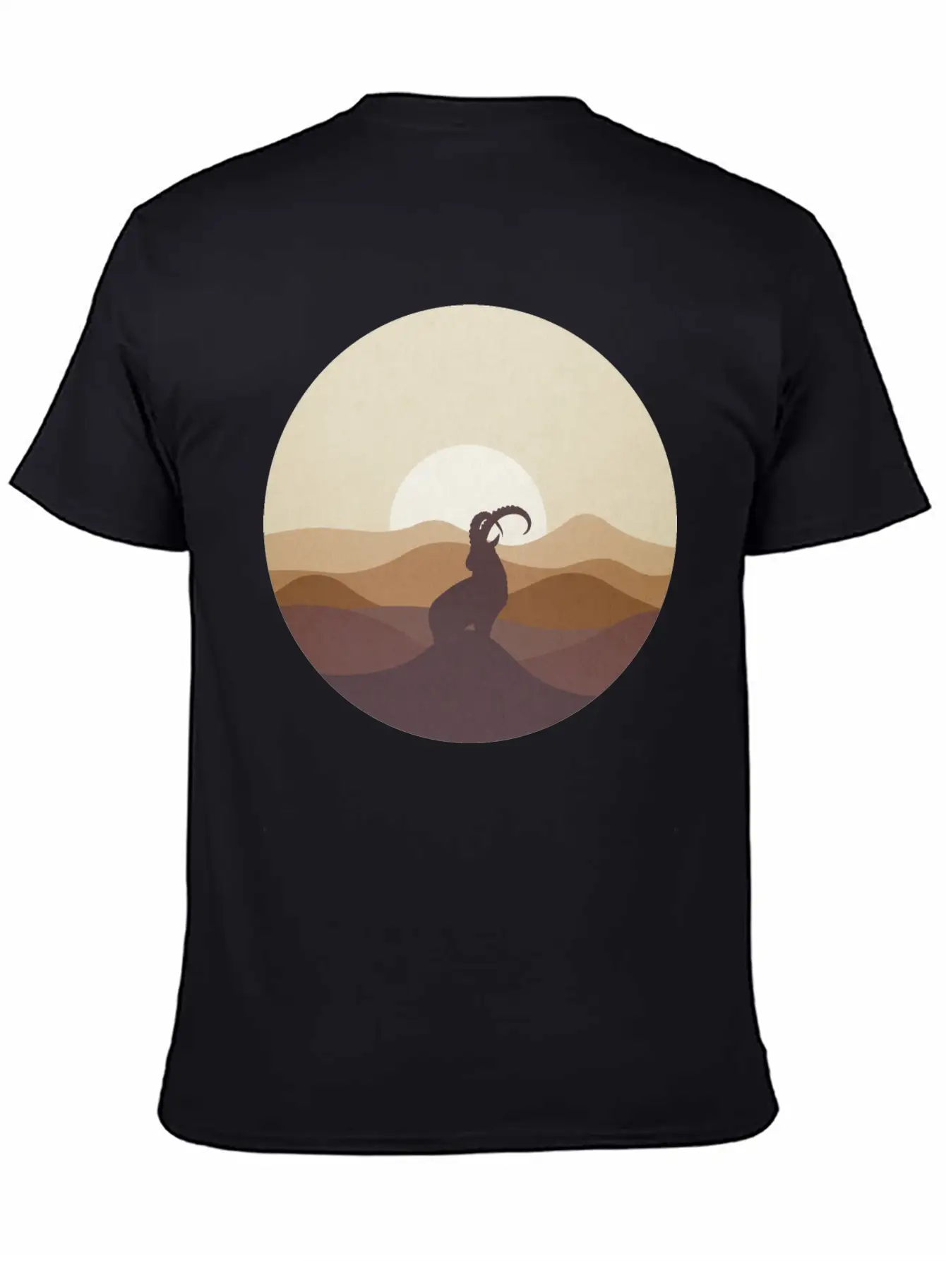 Ibex At Sunrise Classic Cotton Tee – Unisex Comfort For Any Season