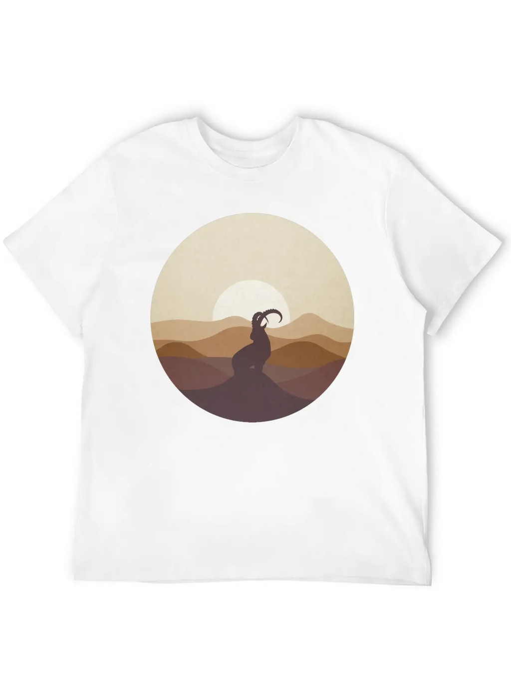 Ibex At Sunrise Classic Cotton Tee – Unisex Comfort For Any Season