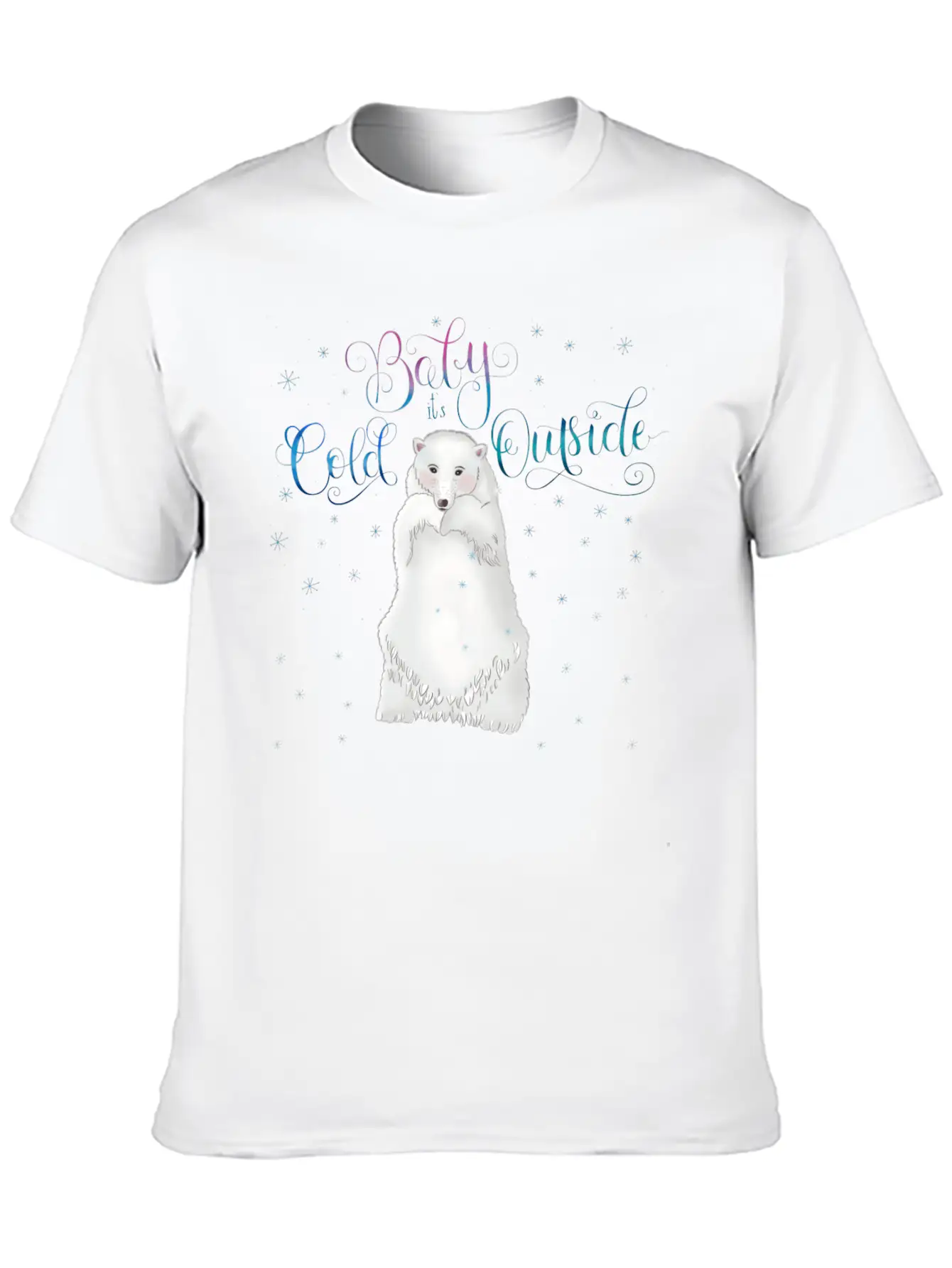 Ice Bear In Winter Classic Cotton Tee – Unisex Comfort For Any Season