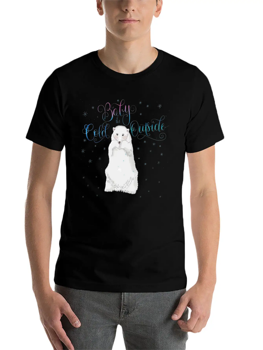 Ice Bear In Winter Classic Cotton Tee – Unisex Comfort For Any Season