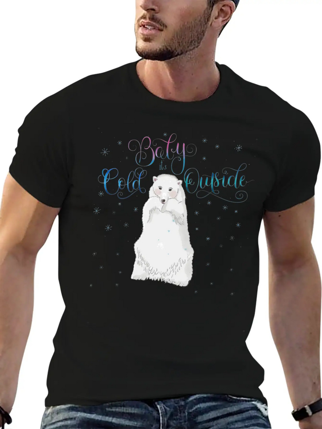 Ice Bear In Winter Classic Cotton Tee – Unisex Comfort For Any Season