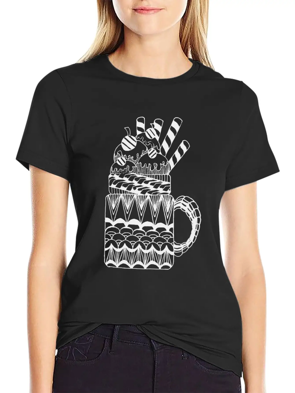 Ice Cream Basic Graphic T-Shirt – Daily Comfort In Soft Cotton