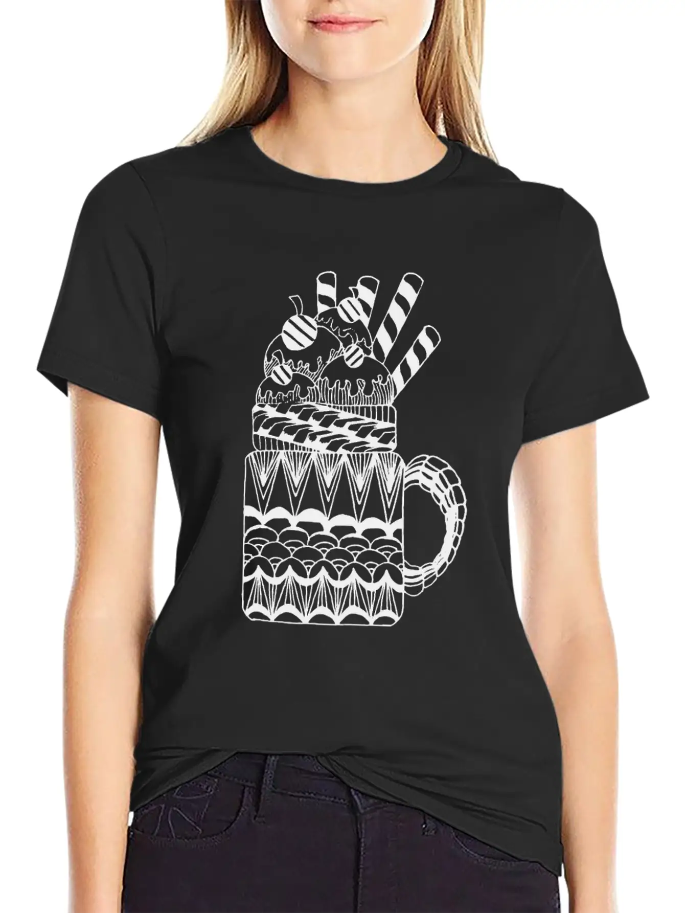 Ice Cream Basic Graphic T-Shirt – Daily Comfort In Soft Cotton
