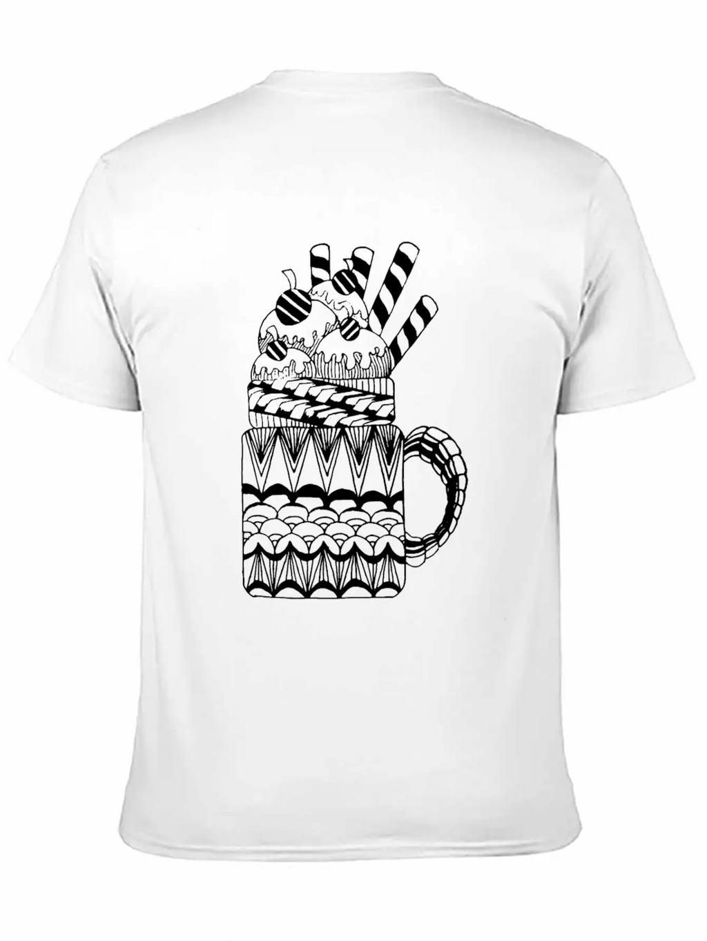 Ice Cream Basic Graphic T-Shirt – Daily Comfort In Soft Cotton