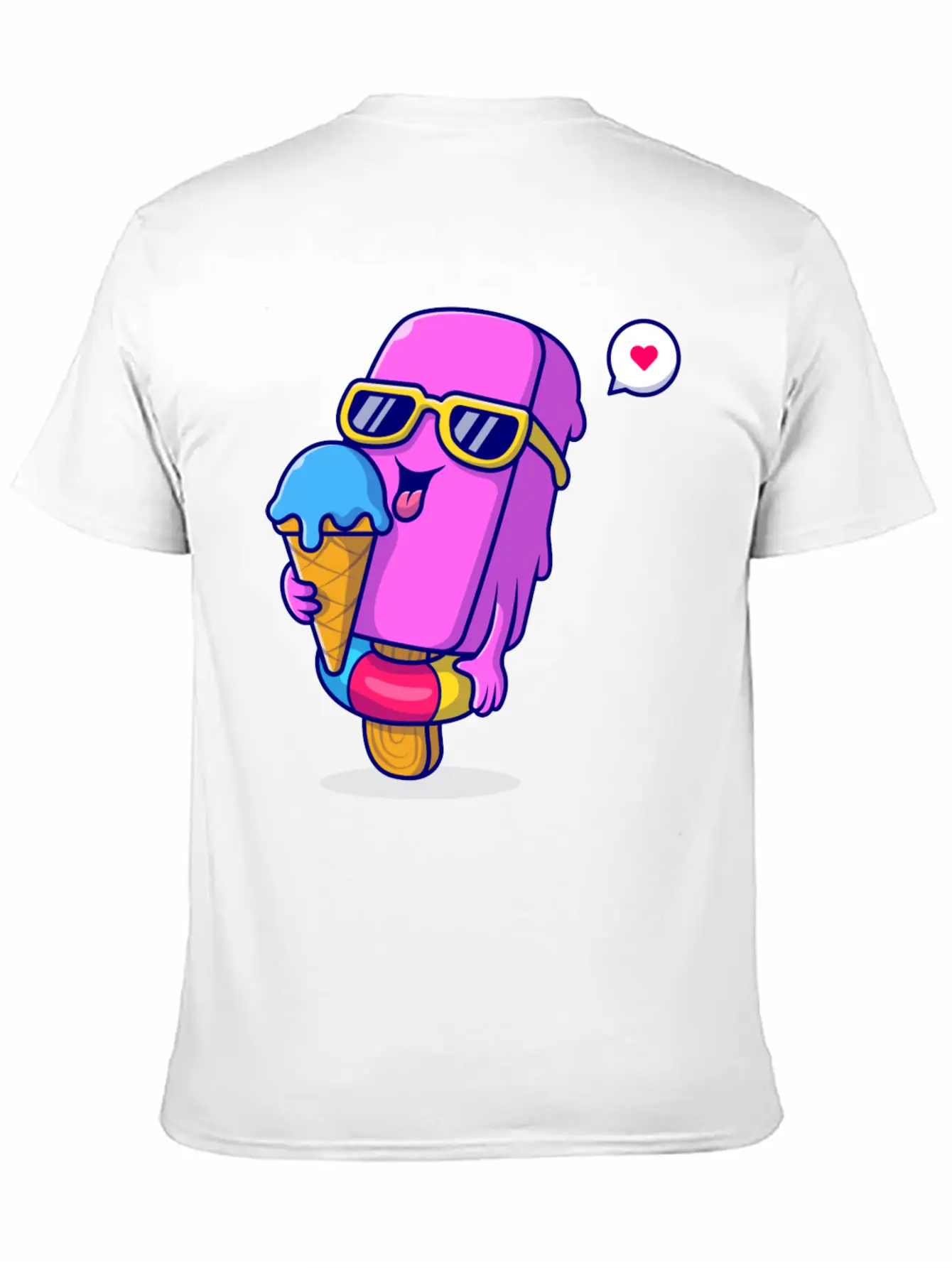 Ice Cream Classic Cotton Tee – Unisex Comfort For Any Season