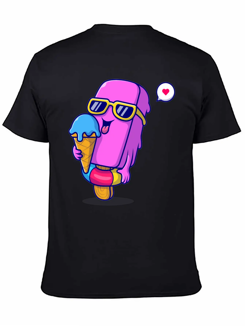 Ice Cream Classic Cotton Tee – Unisex Comfort For Any Season