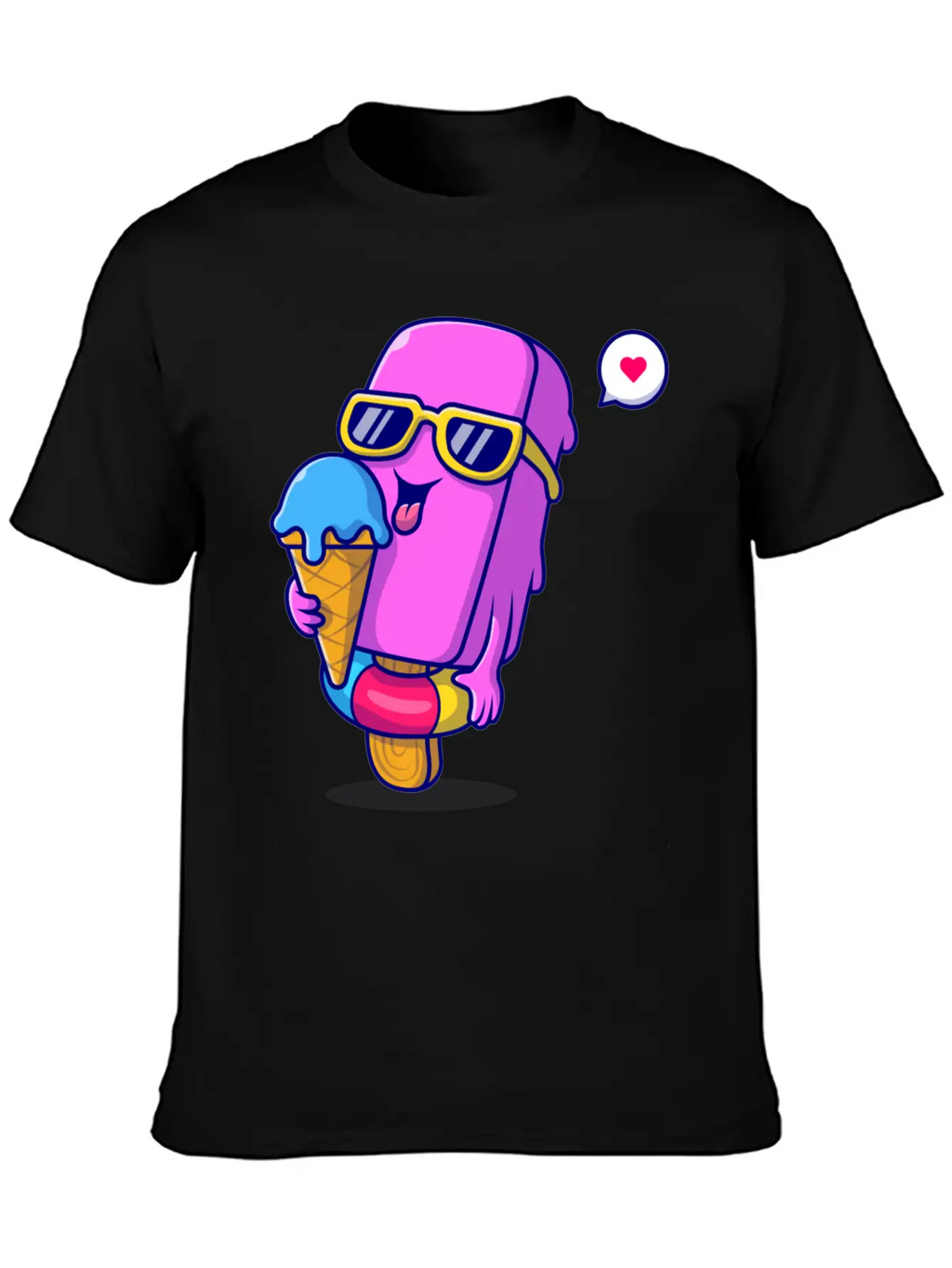 Ice Cream Classic Cotton Tee – Unisex Comfort For Any Season