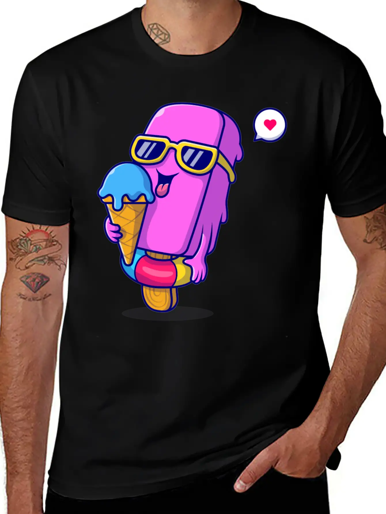 Ice Cream Classic Cotton Tee – Unisex Comfort For Any Season