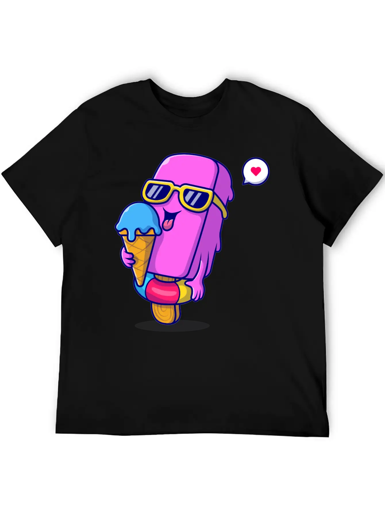 Ice Cream Classic Cotton Tee – Unisex Comfort For Any Season