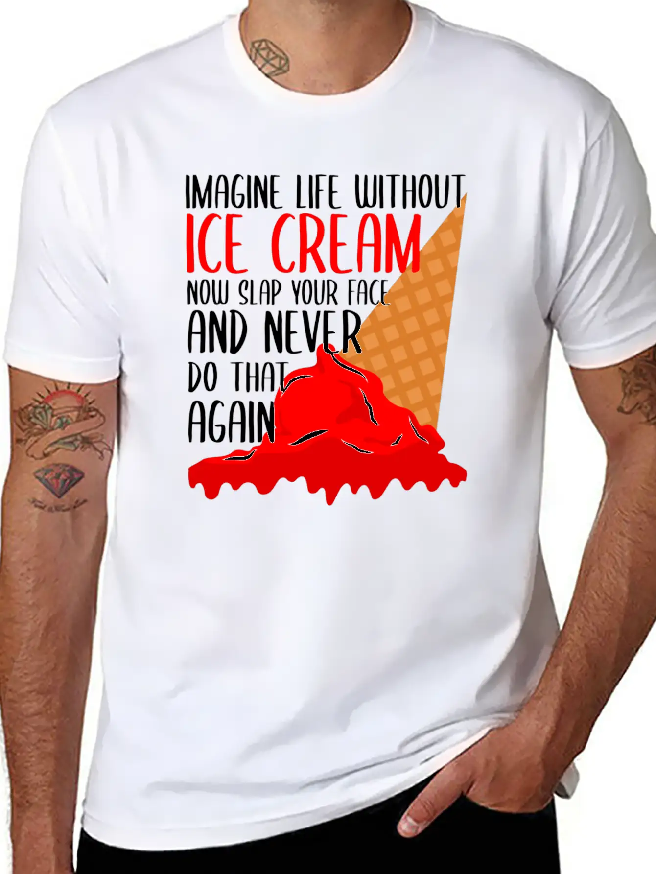 Ice Cream Lover Timeless Short Sleeve Tee – Comfy And Minimalist Design