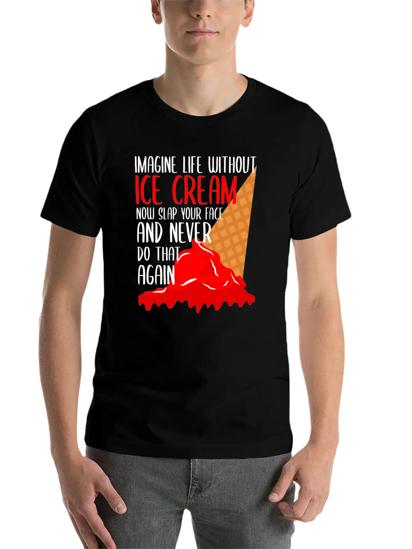 Ice Cream Lover Timeless Short Sleeve Tee – Comfy And Minimalist Design