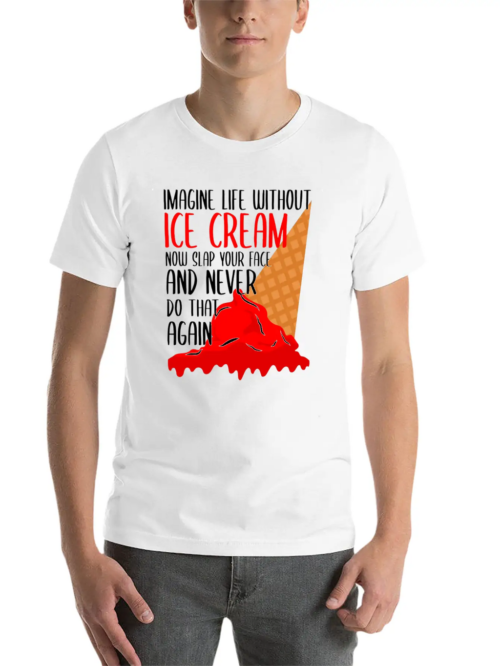 Ice Cream Lover Timeless Short Sleeve Tee – Comfy And Minimalist Design