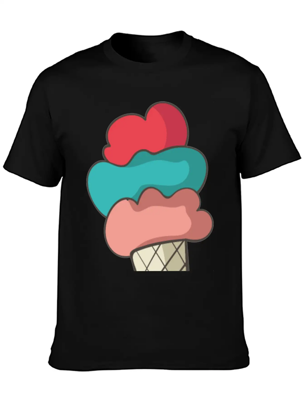Ice Cream Stylish Everyday T-Shirt – Unisex Basic Cotton Tee