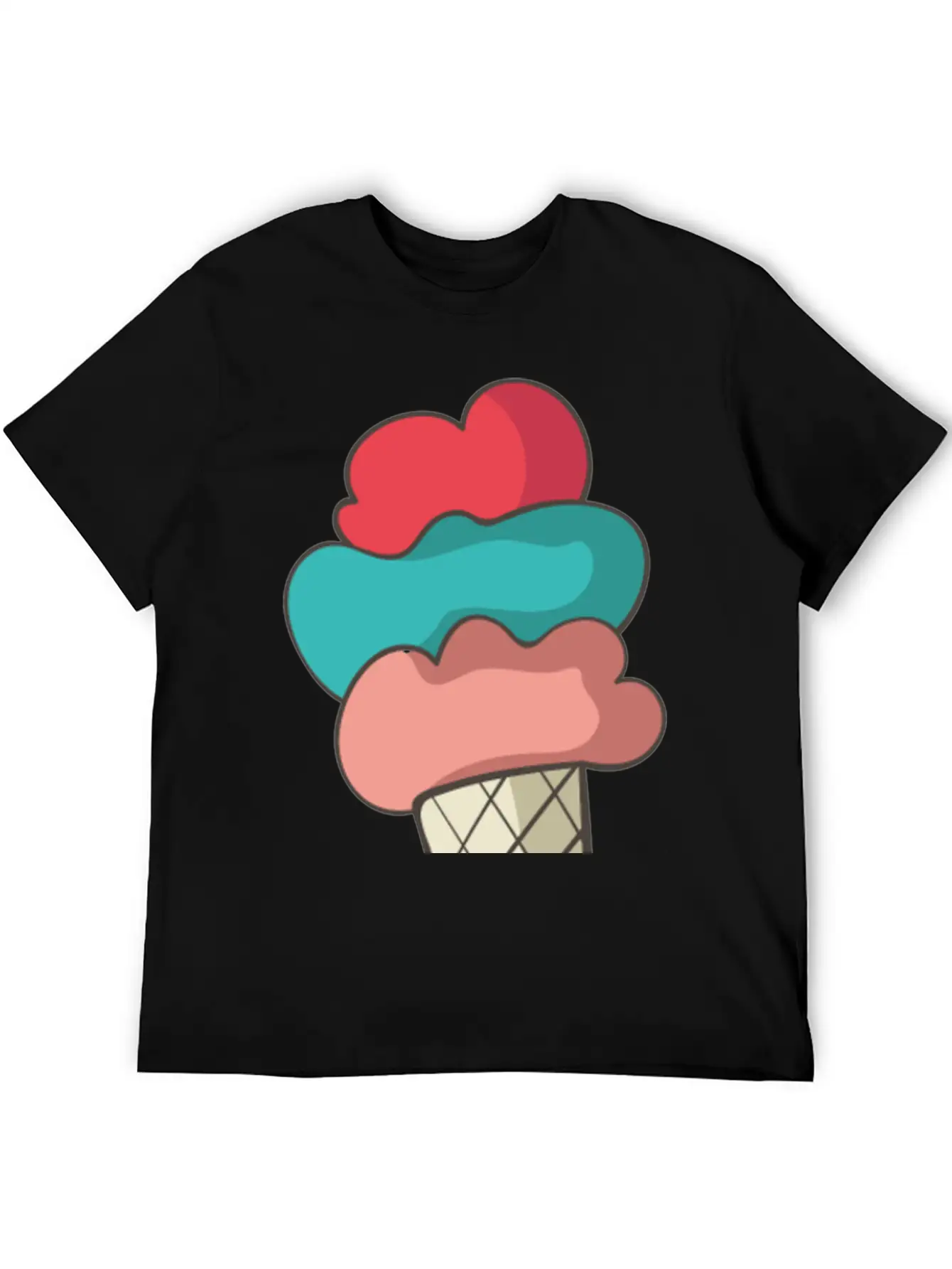 Ice Cream Stylish Everyday T-Shirt – Unisex Basic Cotton Tee