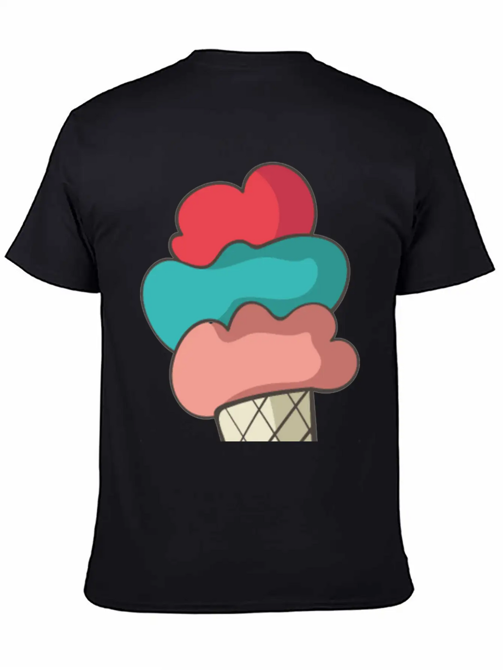 Ice Cream Stylish Everyday T-Shirt – Unisex Basic Cotton Tee